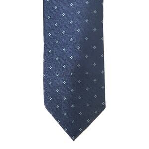 Michael Kors Necktie 3" Aqua Grand Neat Diamond Standard Length Silk Blend NEW